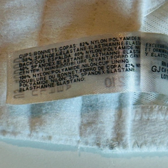 Wacoal White Lace Full Coverage Underwire Bra  Size 40DDD - Picture 10 of 10